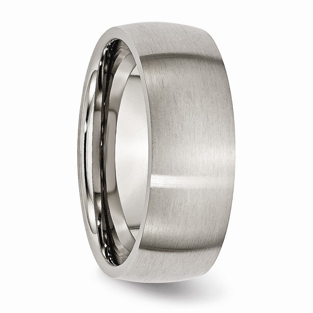 Chisel Titanium 8mm Brushed Wedding Band