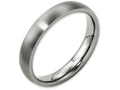 Chisel Titanium 4mm Brushed Wedding Band