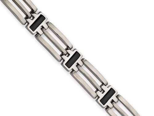 Chisel Titanium Enamel Bracelet - 8.5 inches