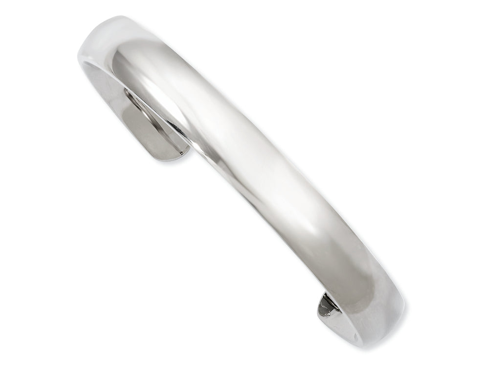 Chisel Titanium Polished Cuff Bangle