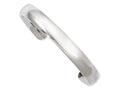 Chisel Titanium Polished Cuff Bangle