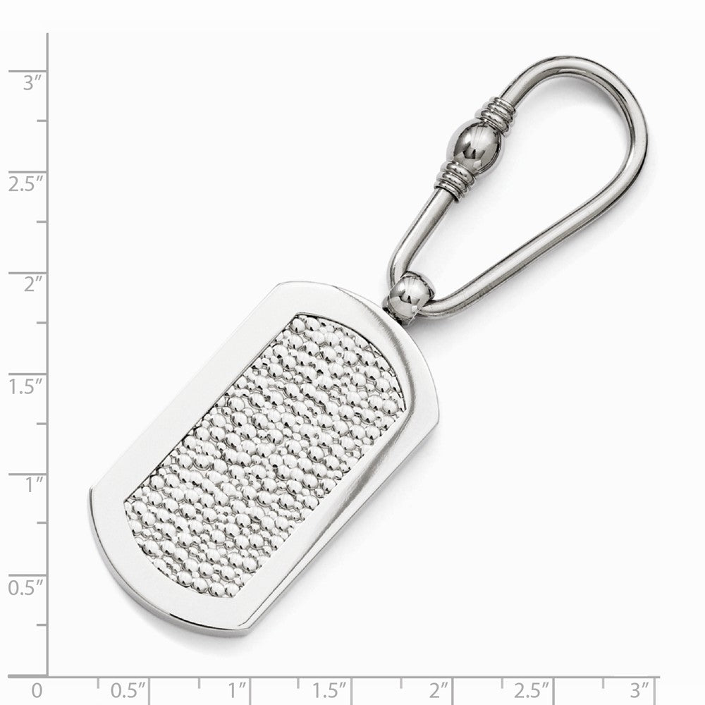 Chisel TBK100 Titanium  Pebble Textured Key-Ring