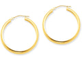 FJC Finejewelers 14k Yellow Gold Round Tube Hoop Earrings