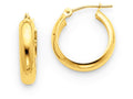 FJC Finejewelers 14k Yellow Gold Round Tube Hoop Earrings