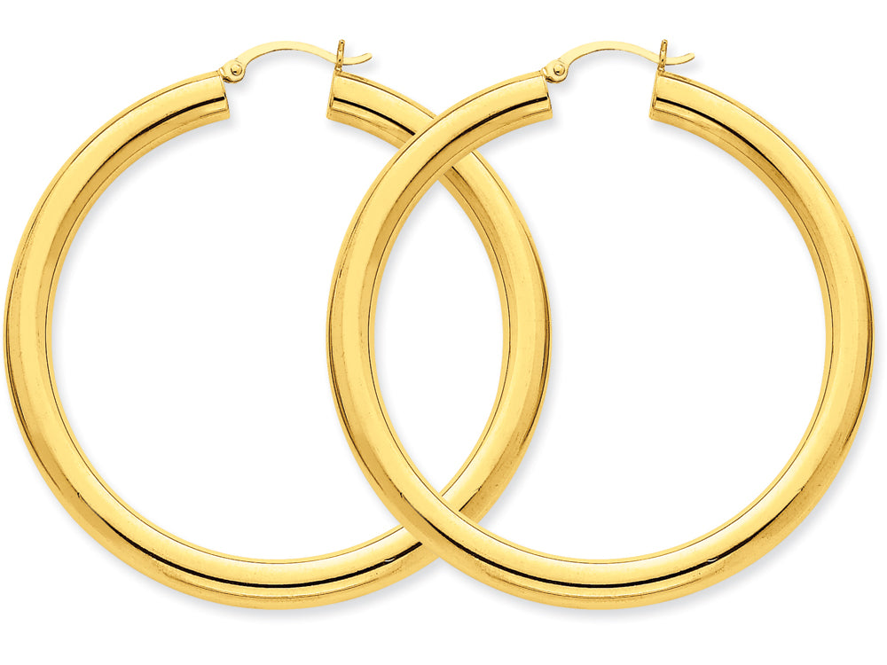 FJC Finejewelers 14k Yellow Gold Polished 5mm Tube Hoop Earrings