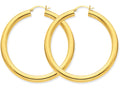 FJC Finejewelers 14k Yellow Gold Polished 5mm Tube Hoop Earrings