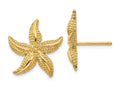 FJC Finejewelers 14k Yellow Gold Starfish Post Earrings