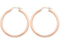FJC Finejewelers 14k Rose Gold 2.5mm Polished Hoop Earrings