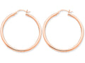FJC Finejewelers 14k Rose Gold 2.5mm Polished Hoop Earrings