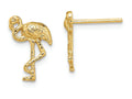 FJC Finejewelers 14k Yellow Gold Flamingo Post Earrings