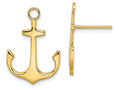 FJC Finejewelers 14k Yellow Gold Anchor Post Earrings