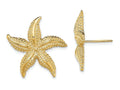 FJC Finejewelers 14k Yellow Gold Starfish Post Polish Charm