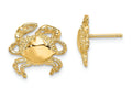 FJC Finejewelers 14k Yellow Gold Crab Post Earrings