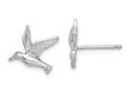 FJC Finejewelers 14k White Gold Seagull Post Earrings
