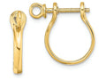 FJC Finejewelers 14k Yellow Gold Shackle Link Screw Earrings (pair)