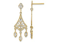 FJC Finejewelers Chandelier Triangle with Filigree And Drops