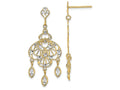 FJC Finejewelers Chandelier Fancy Earring with Dangling Leaves