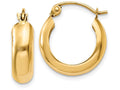 FJC Finejewelers 14k Yellow Gold Polished 4.75mm Round Hoop Earrings