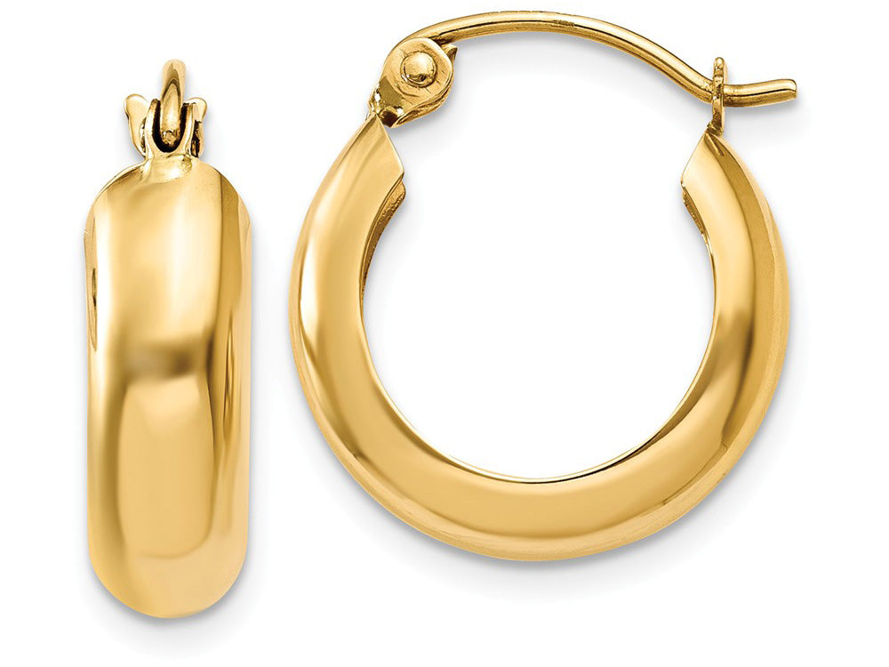 FJC Finejewelers 14k Yellow Gold Polished 4.75mm Round Hoop Earrings