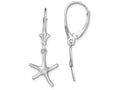 FJC Finejewelers 14k White Gold Mini Dancing Starfish Leverback Earrings