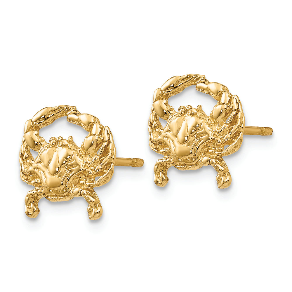 FJC Finejewelers 14k Yellow Gold Crab Post Earrings