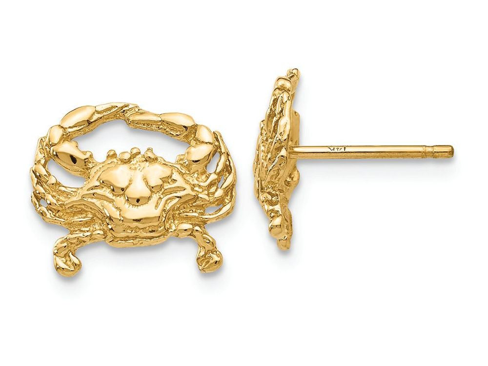 FJC Finejewelers 14k Yellow Gold Crab Post Earrings