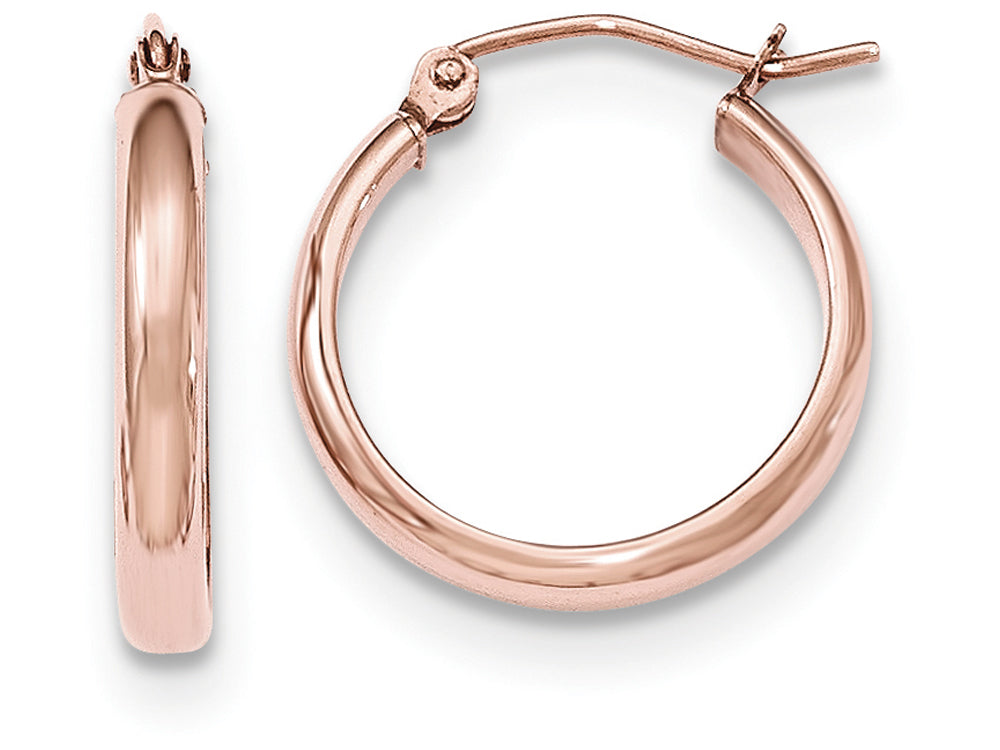 FJC Finejewelers 14k Rose Gold Hoop Earrings