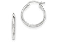 FJC Finejewelers 14k White Gold Hoop Earrings