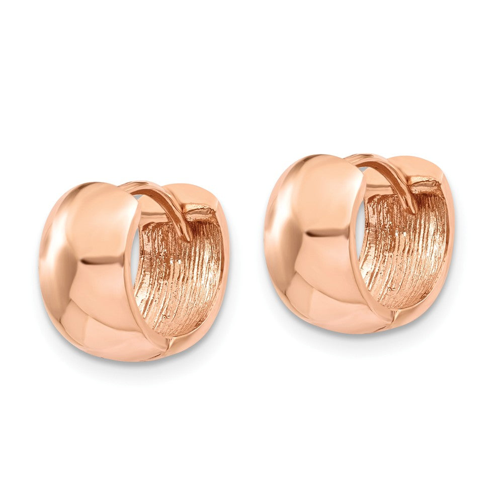 FJC Finejewelers 14k Rose Gold Hinged Hoop Earrings
