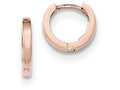 FJC Finejewelers 14k Rose Gold Hinged Hoop Earrings