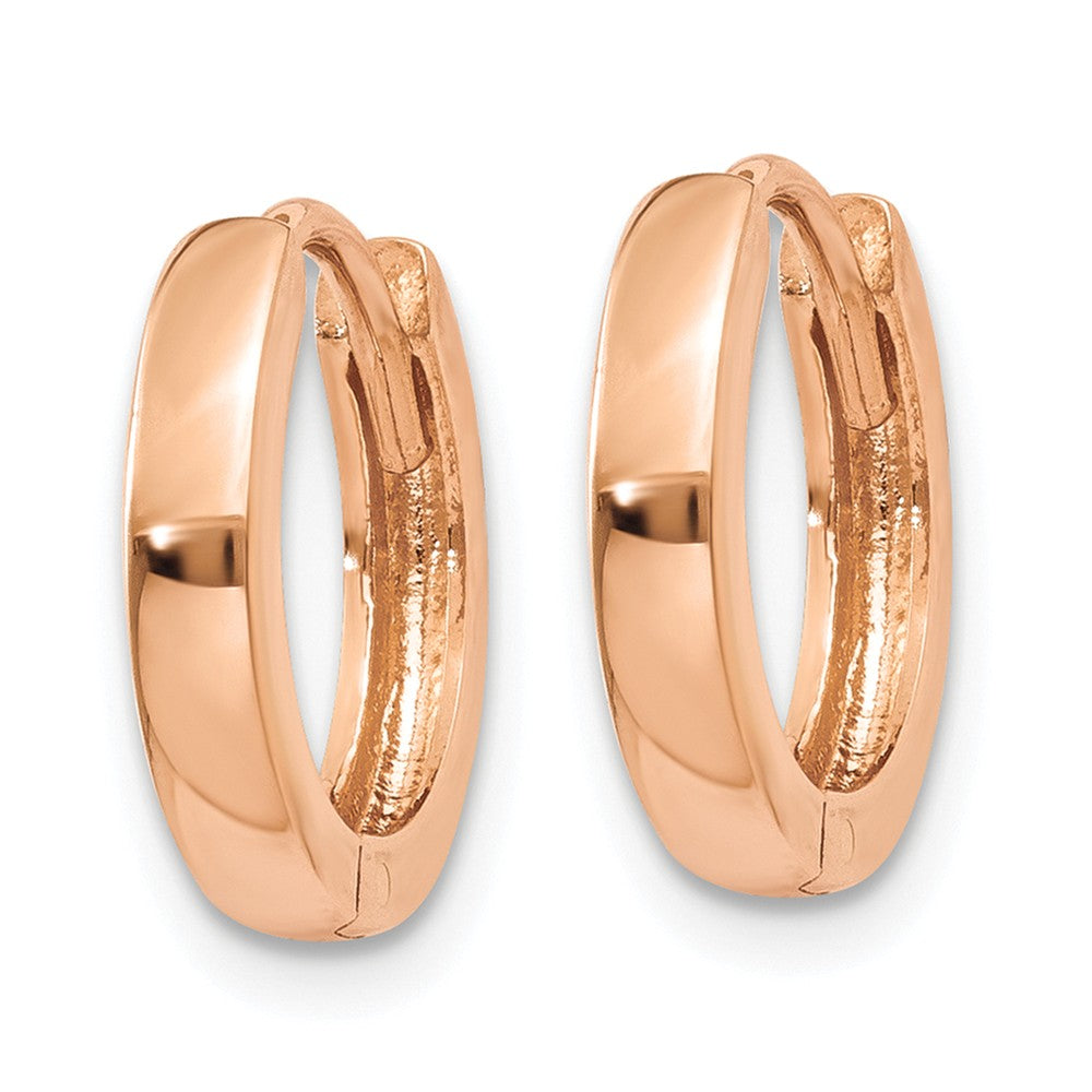 FJC Finejewelers 14k Rose Gold Hinged Hoop Earrings