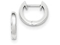 FJC Finejewelers 14k White Gold Hinged Hoop Earrings