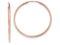 FJC Finejewelers 14k Rose Gold Polished Endless Tube Hoop Earrings