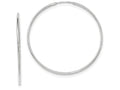FJC Finejewelers 14k White Gold Polished Endless Tube Hoop Earrings
