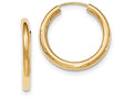 FJC Finejewelers 14k Yellow Gold Polished Endless Tube Hoop Earrings