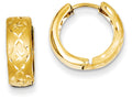 FJC Finejewelers 14k Yellow Gold 5mm Hinged Hoop Earrings