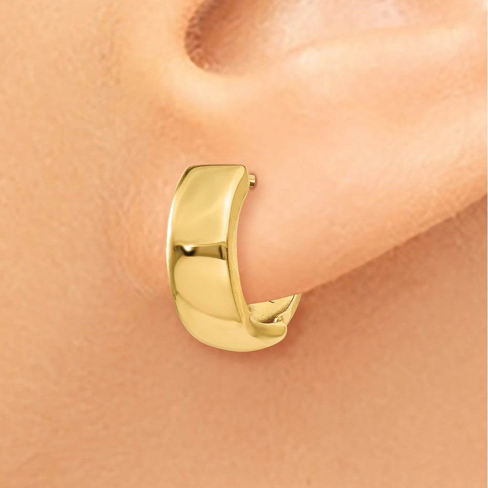FJC Finejewelers 14k Yellow Gold Hinged Hoop Earrings
