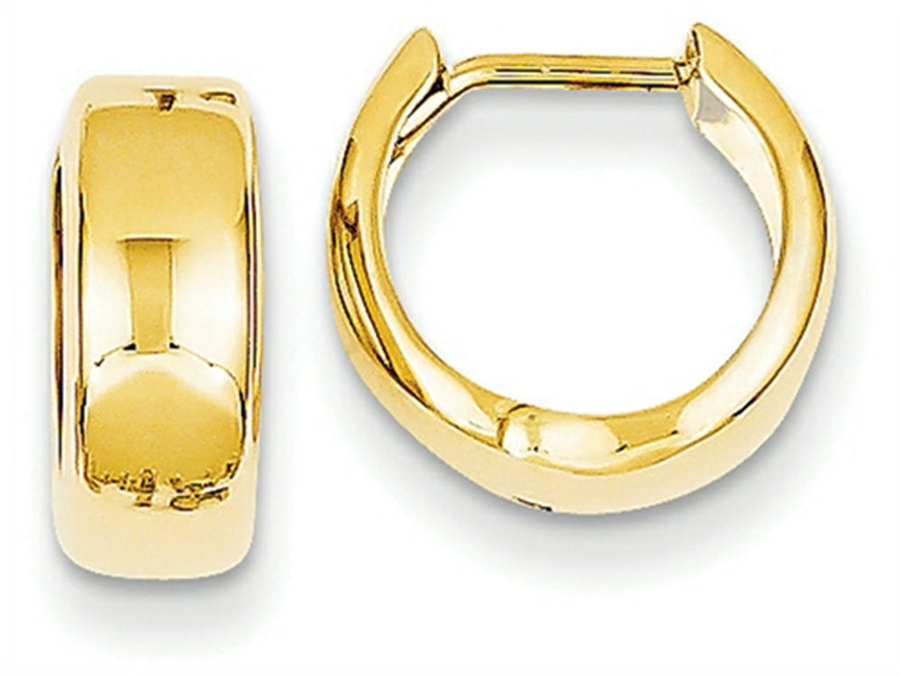 FJC Finejewelers 14k Yellow Gold Hinged Hoop Earrings