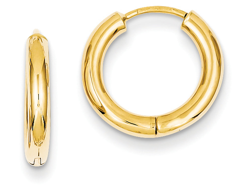 FJC Finejewelers 14k Yellow Gold Polished Hollow Hoop Earrings