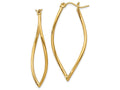 FJC Finejewelers 14k Yellow Gold Polished Fancy Hoop Earrings