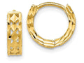 FJC Finejewelers 14k Hinged Hoop Earrings 4.00 mm x 8.00 mm