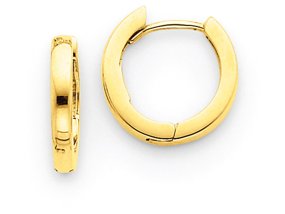 FJC Finejewelers 14k Yellow Gold Hinged Hoop Earrings