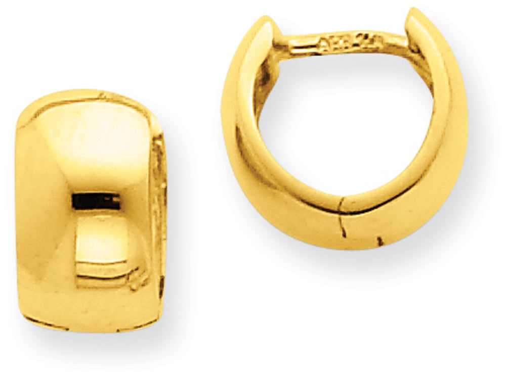 FJC Finejewelers 14k Yellow Gold Hinged Hoop Earrings