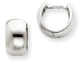 FJC Finejewelers 14k White Gold Hinged Hoop Earrings