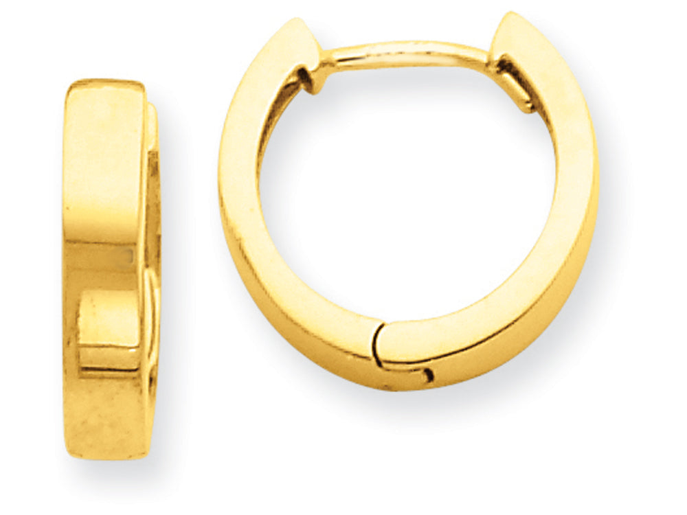 FJC Finejewelers 14k Yellow Gold Hinged Hoop Earrings