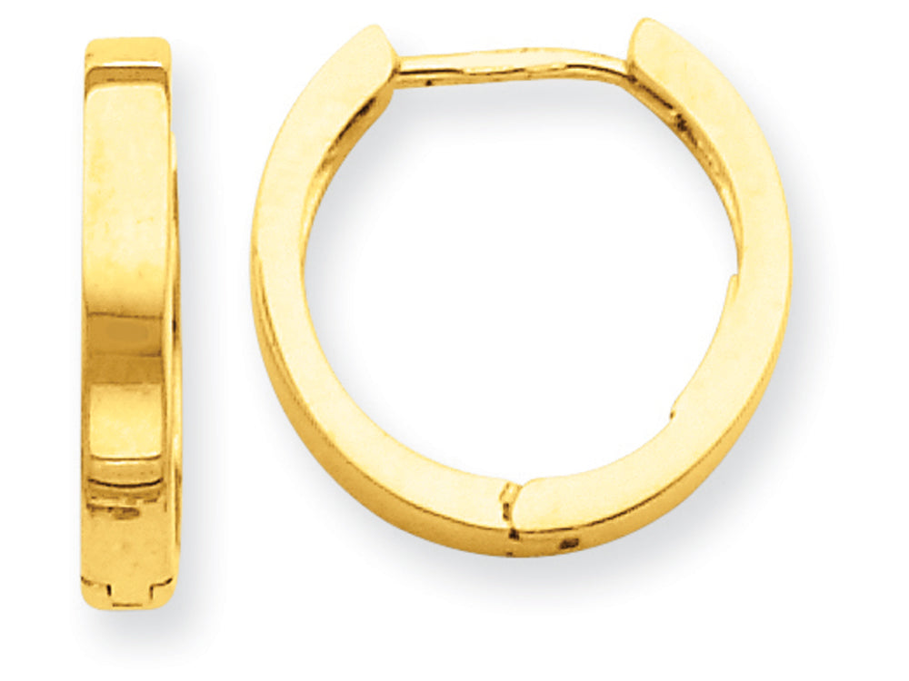 FJC Finejewelers 14k Yellow Gold Hinged Hoop Earrings