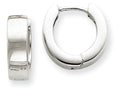 FJC Finejewelers 14k White Gold Hinged Hoop Earrings