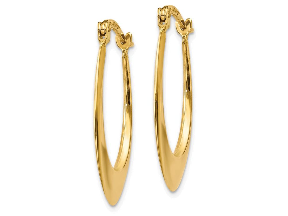 FJC Finejewelers 14k Yellow Gold Polished Hoop Earrings