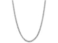FJC Finejewelers 24 Inch 14k White Gold 4.4mm Concave Anchor Chain Necklace