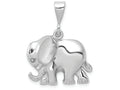 FJC Finejewelers 14k White Gold Elephant Charm